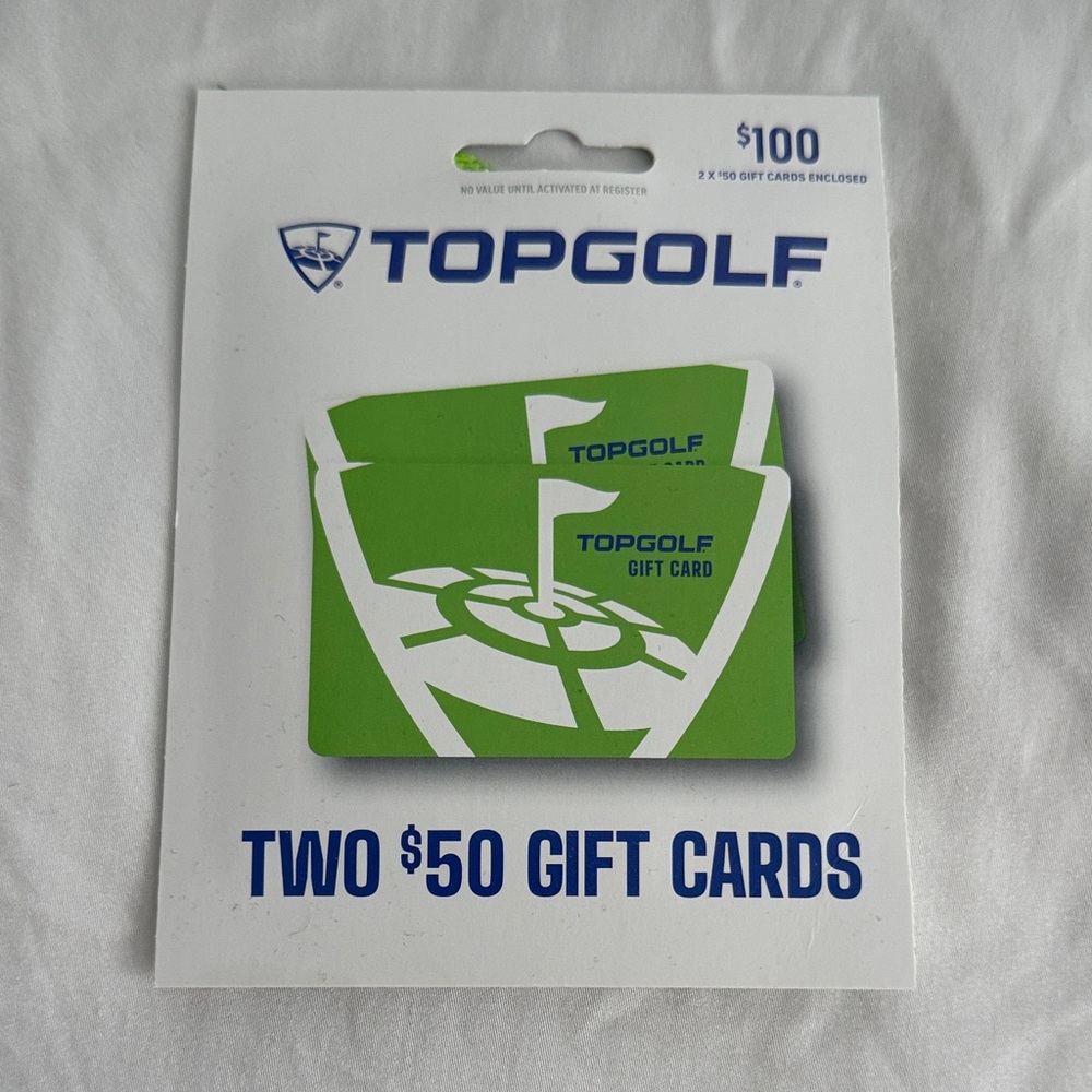 Top Gold Gift Card - $100 Value
